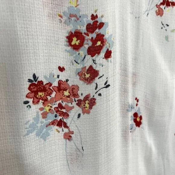 Lucky Brand Floral Peasant Blouse - Picture 7 of 11